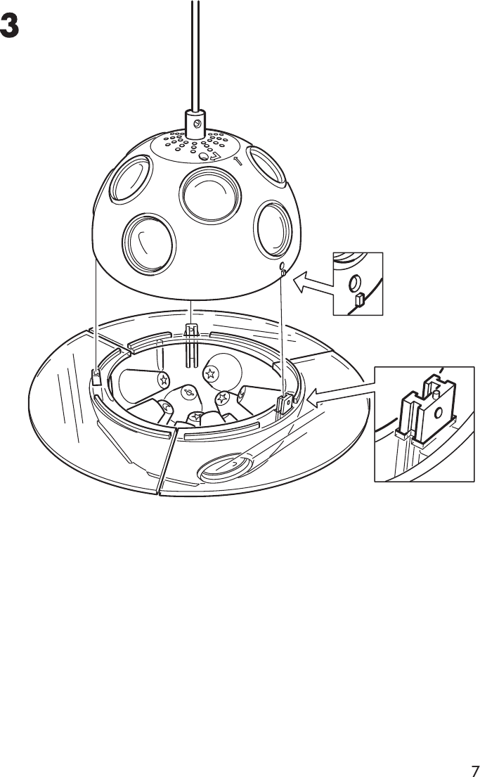 Page 7 of 12 - Ikea Ikea-Blimp-Pendant-Light-Assembly-Instruction