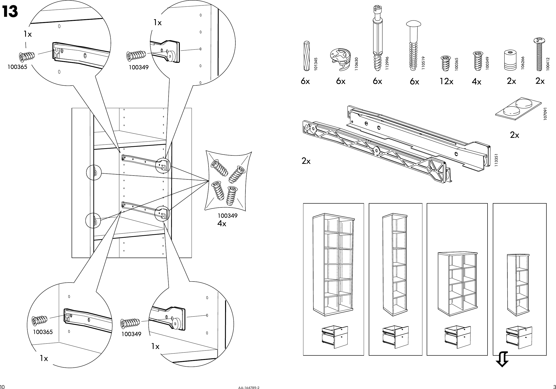 Page 3 of 6 - Ikea Ikea-Bonde-Drawer-13-3-4-2Pk-Assembly-Instruction