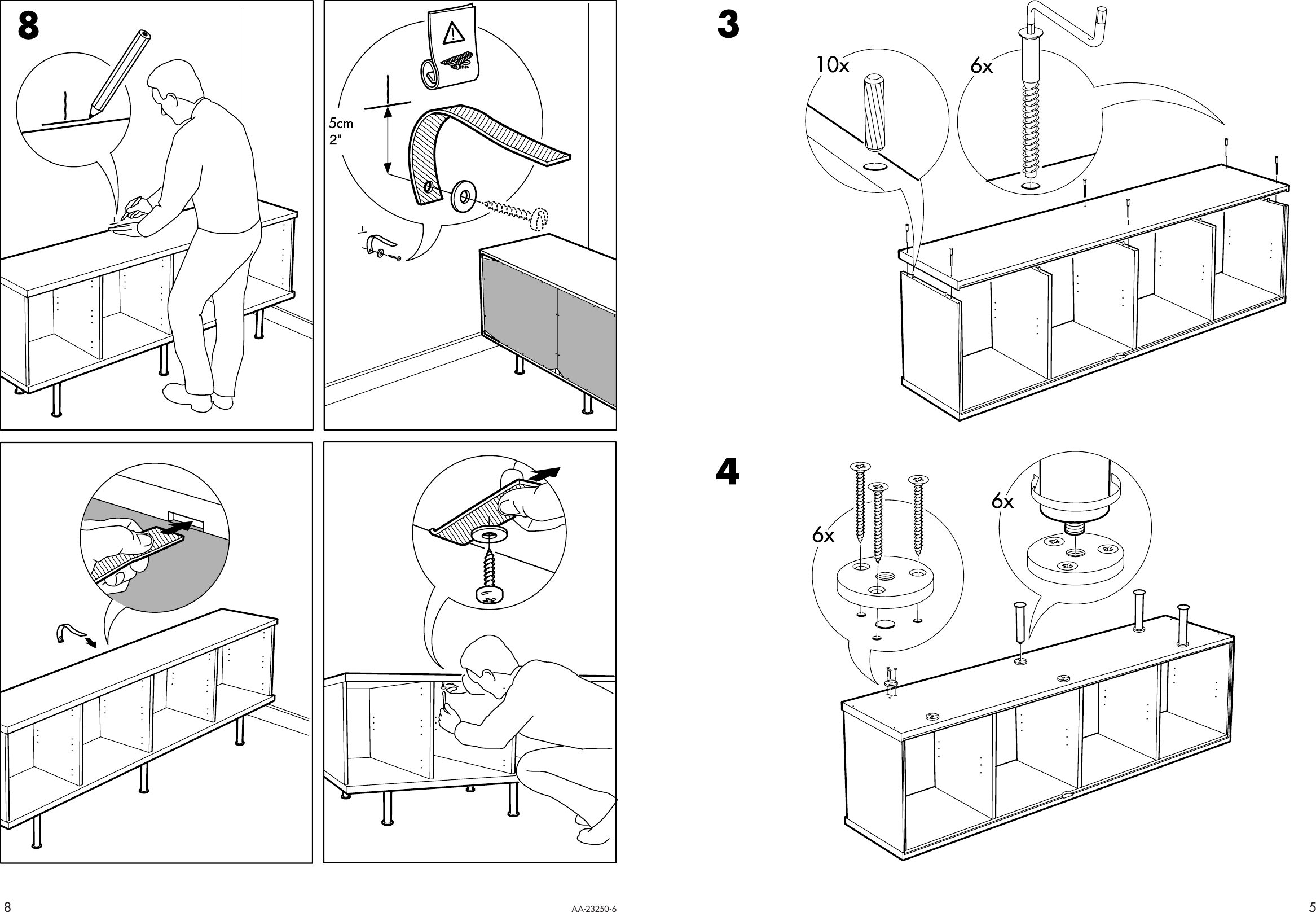 Ikea Bonde Sideboard 77X30 Assembly Instruction