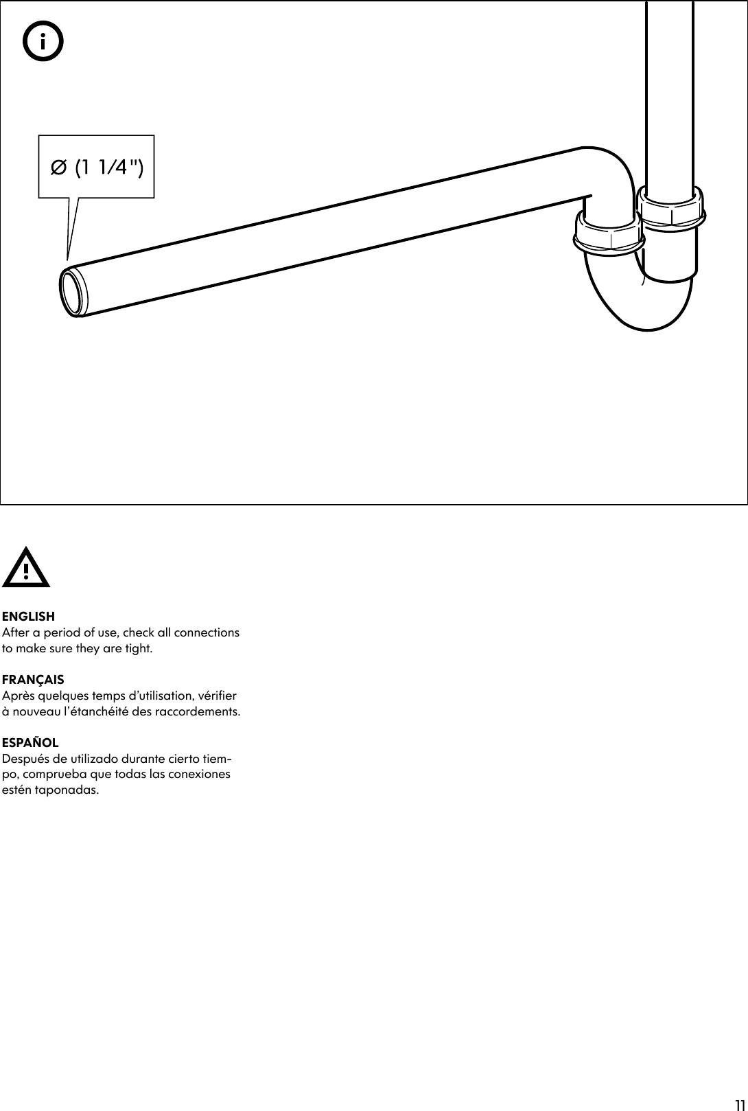 Page 11 of 12 - Ikea Ikea-Braviken-2-Bowl-Sink-55X18X3-Assembly-Instruction