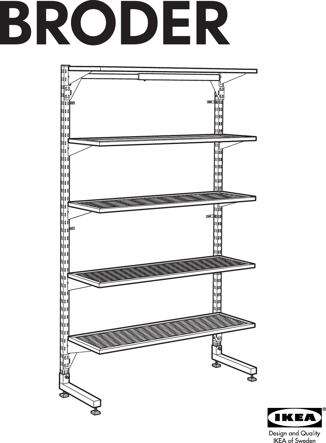 Ikea Broder Left Foot Brace 25 Assembly Instruction