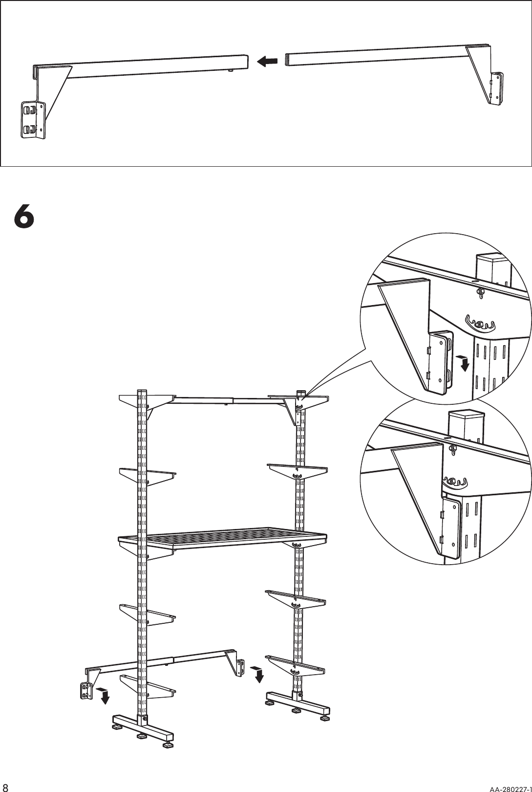 Page 8 of 12 - Ikea Ikea-Broder-T-Foot-Brace-23-Assembly-Instruction