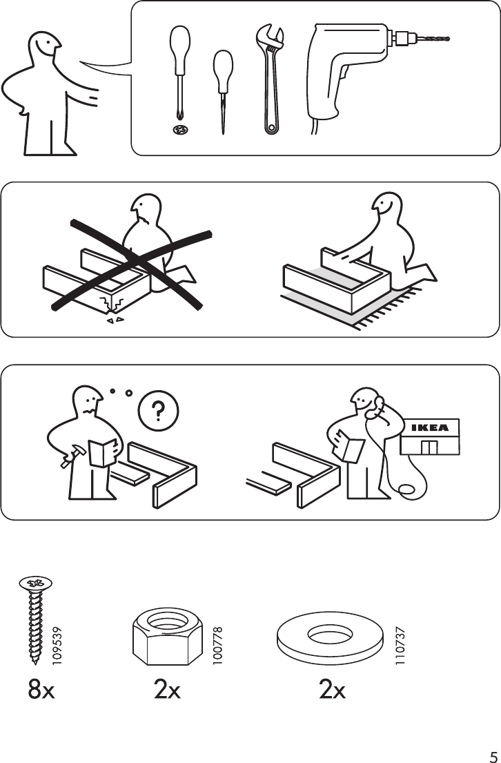 Page 5 of 12 - Ikea Ikea-Capita-Bracket-2Pk-Assembly-Instruction