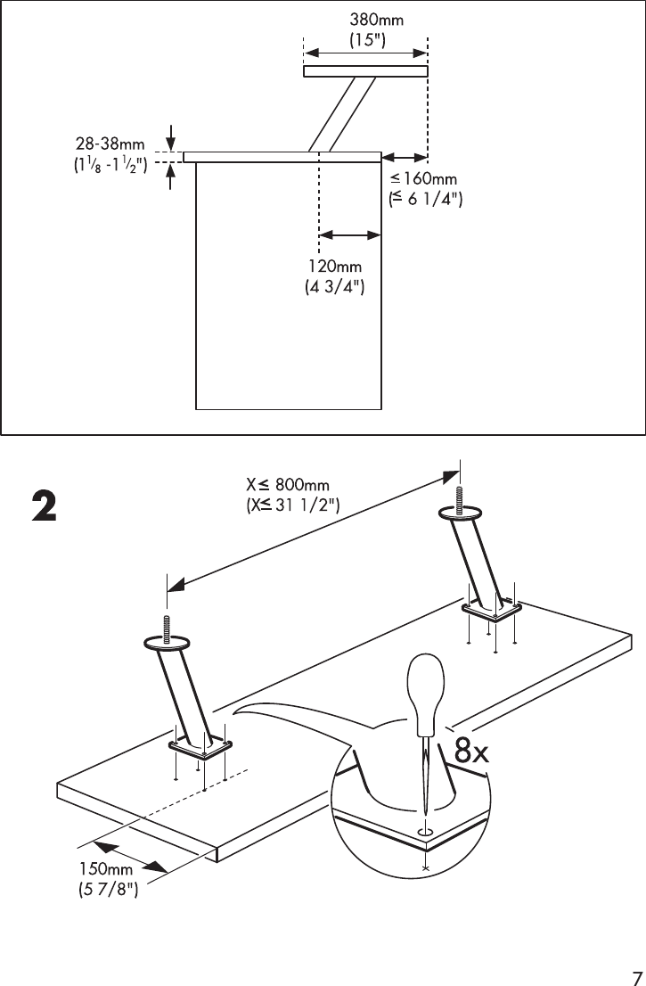 Page 7 of 12 - Ikea Ikea-Capita-Bracket-2Pk-Assembly-Instruction