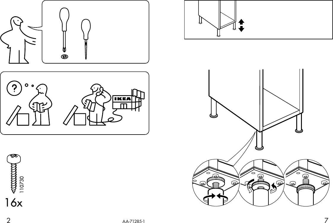 Ikea Capita Leg 4Pk Assembly Instruction 3