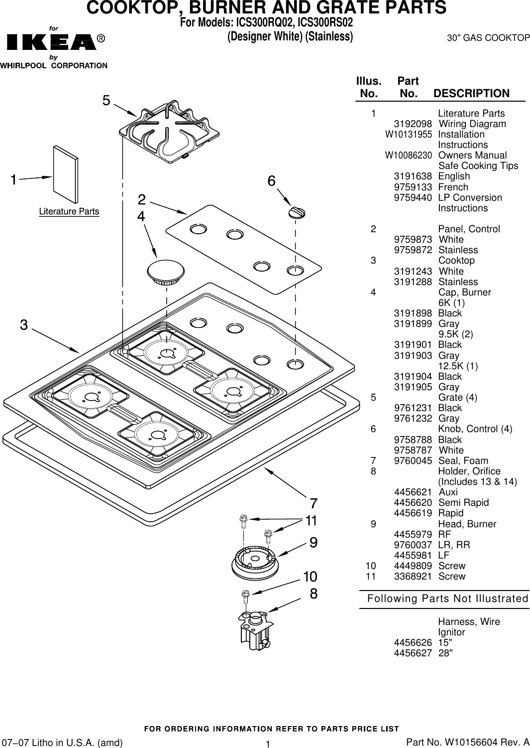 Ikea Cooktop Ics300Rs02 Users Manual