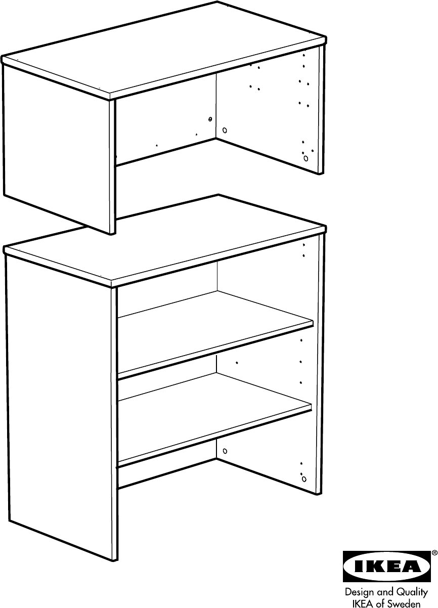 Ikea Effektiv Add On Unit Assembly Instruction