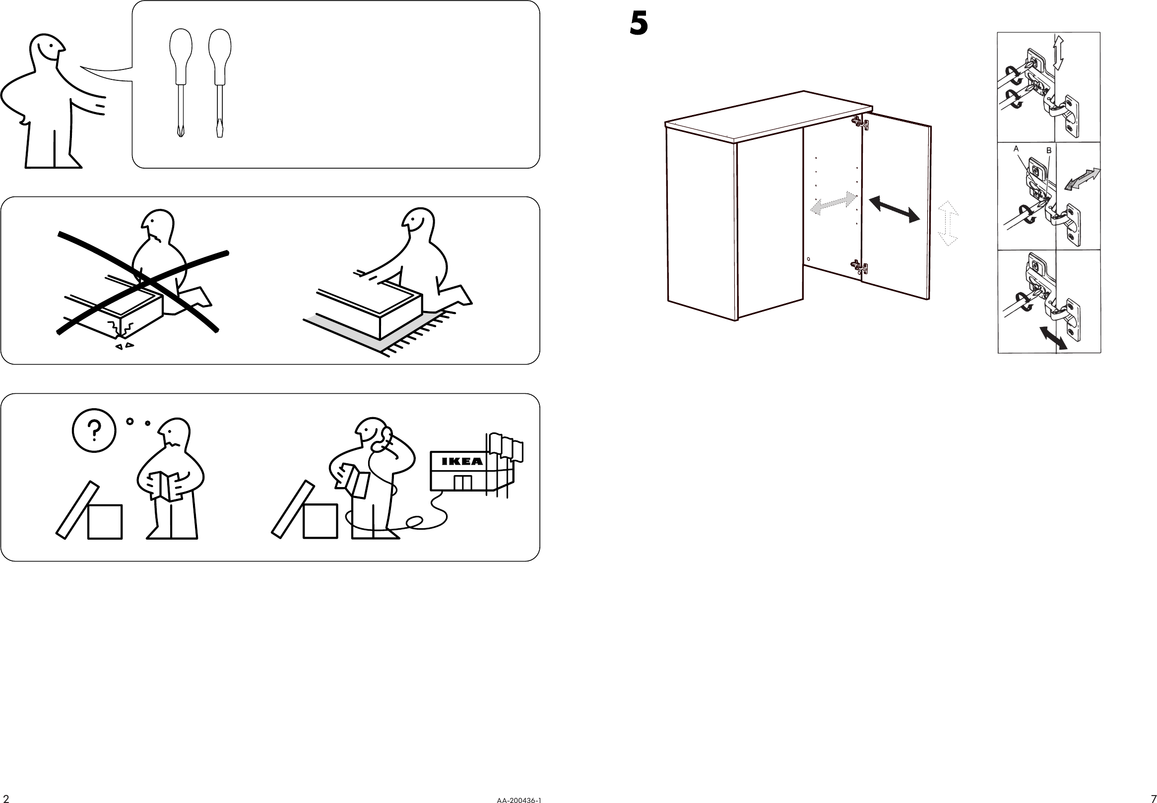 Page 2 of 4 - Ikea Ikea-Effektiv-Door-High-16X31-2Pk-Assembly-Instruction