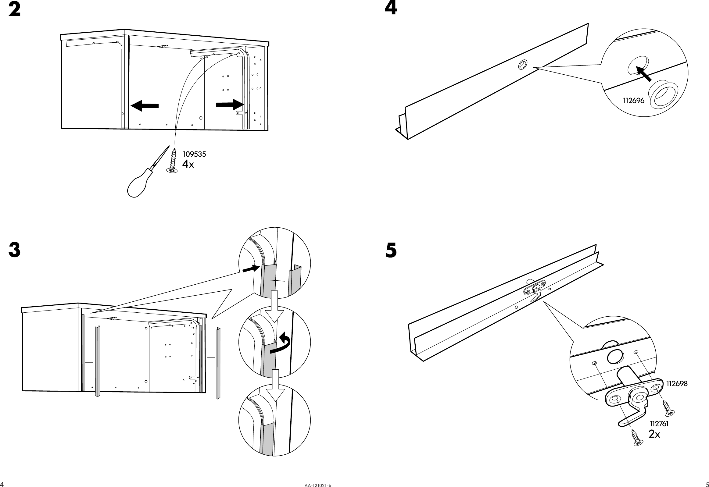 Page 4 of 4 - Ikea Ikea-Effektiv-Roll-Front-33-1-2-Assembly-Instruction