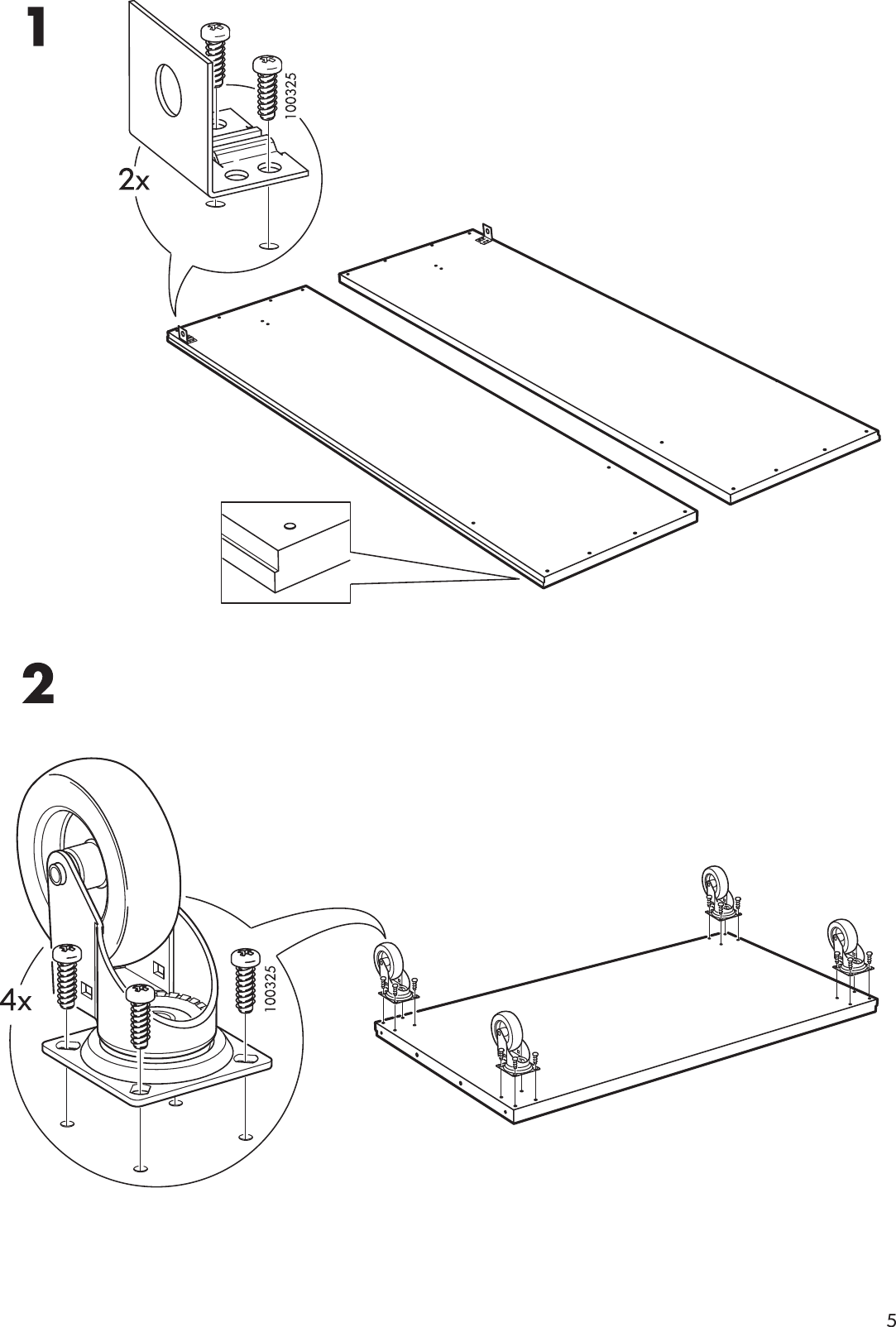 Page 5 of 12 - Ikea Ikea-Eina-Wardrobe-Assembly-Instruction