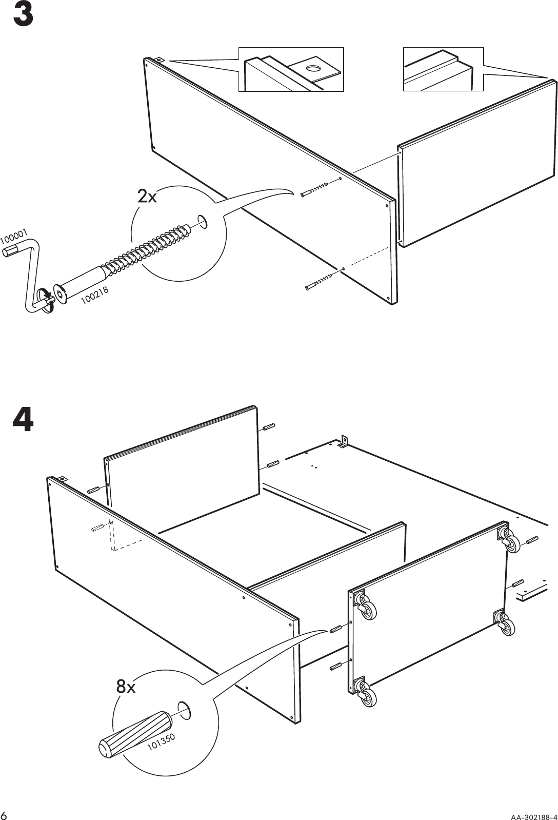 Page 6 of 12 - Ikea Ikea-Eina-Wardrobe-Assembly-Instruction