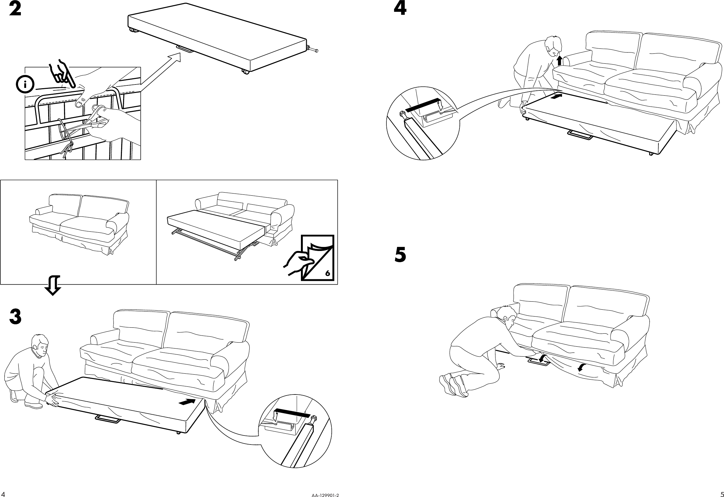 Page 4 of 4 - Ikea Ikea-Ekeskog-Bed-Mechanism-Assembly-Instruction