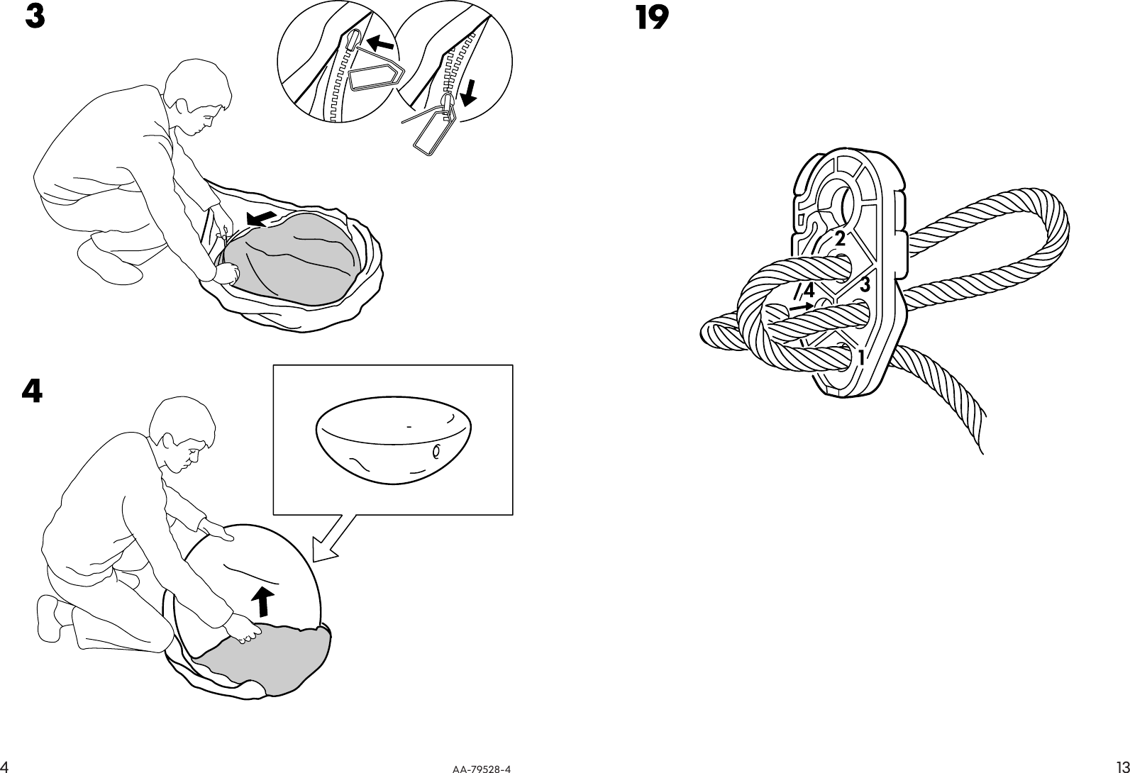 Page 4 of 8 - Ikea Ikea-Ekkore-Hanging-Seat-Assembly-Instruction-9  Ikea-ekkore-hanging-seat-assembly-instruction