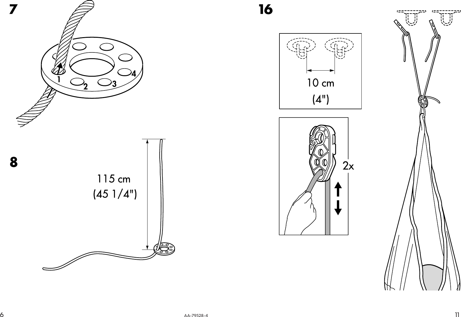 Page 6 of 8 - Ikea Ikea-Ekkore-Hanging-Seat-Assembly-Instruction-9  Ikea-ekkore-hanging-seat-assembly-instruction