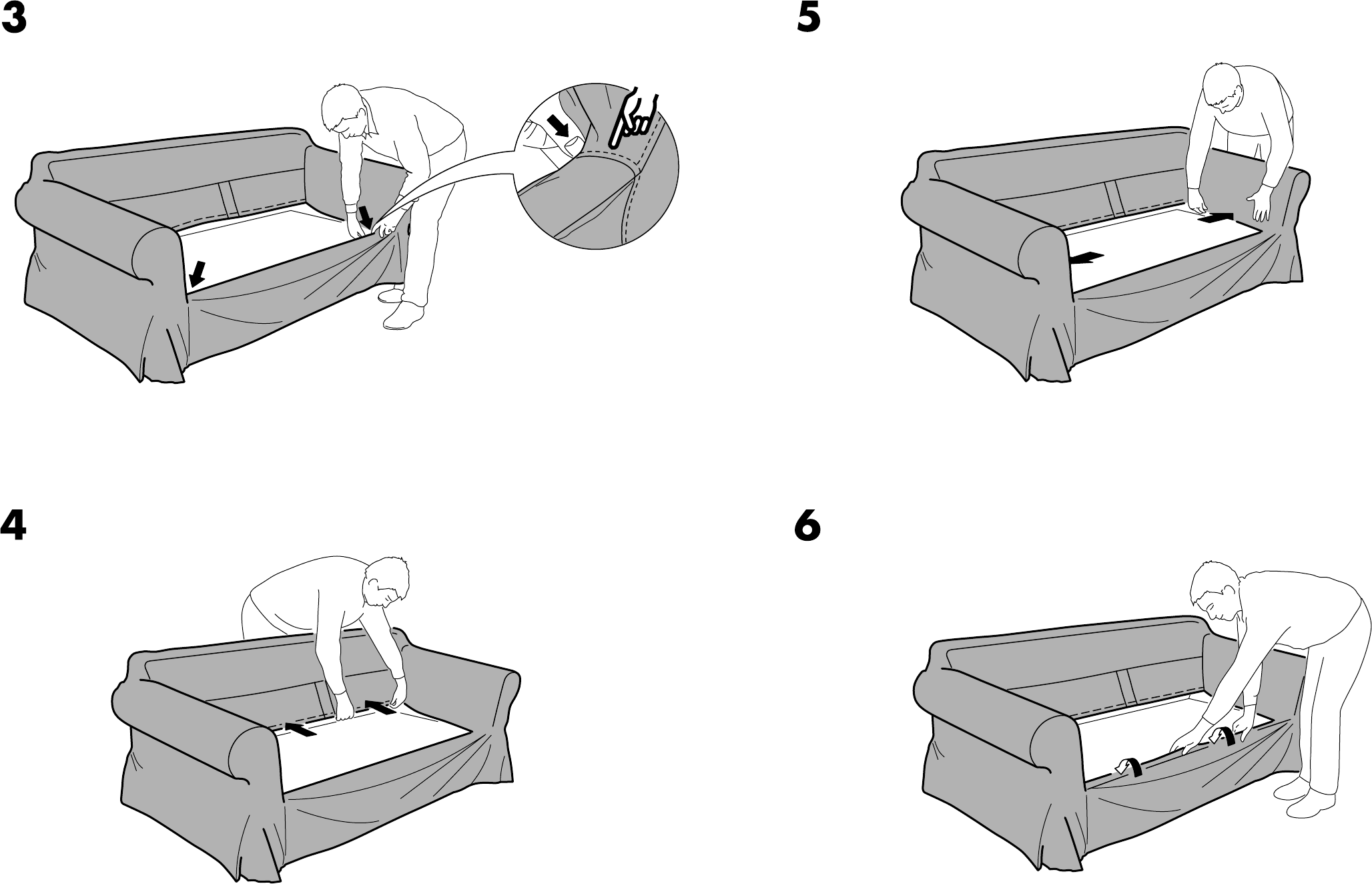 ektorp sofa bed dimensions