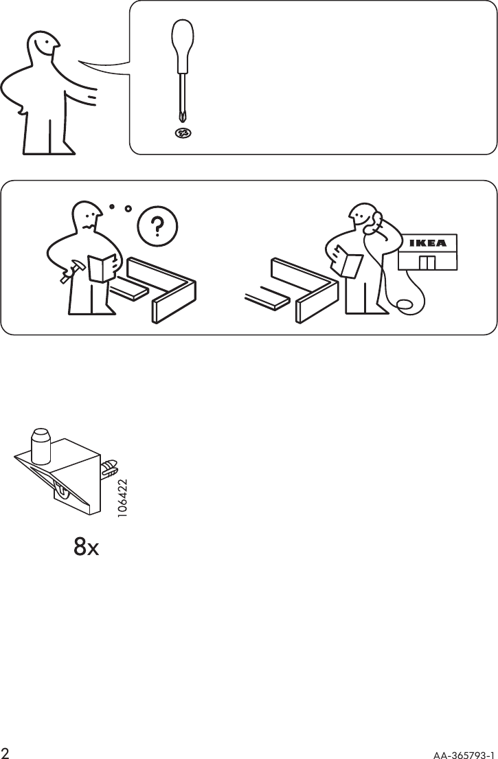 Page 2 of 4 - Ikea Ikea-Elga-Extra-Shelves-Assembly-Instruction