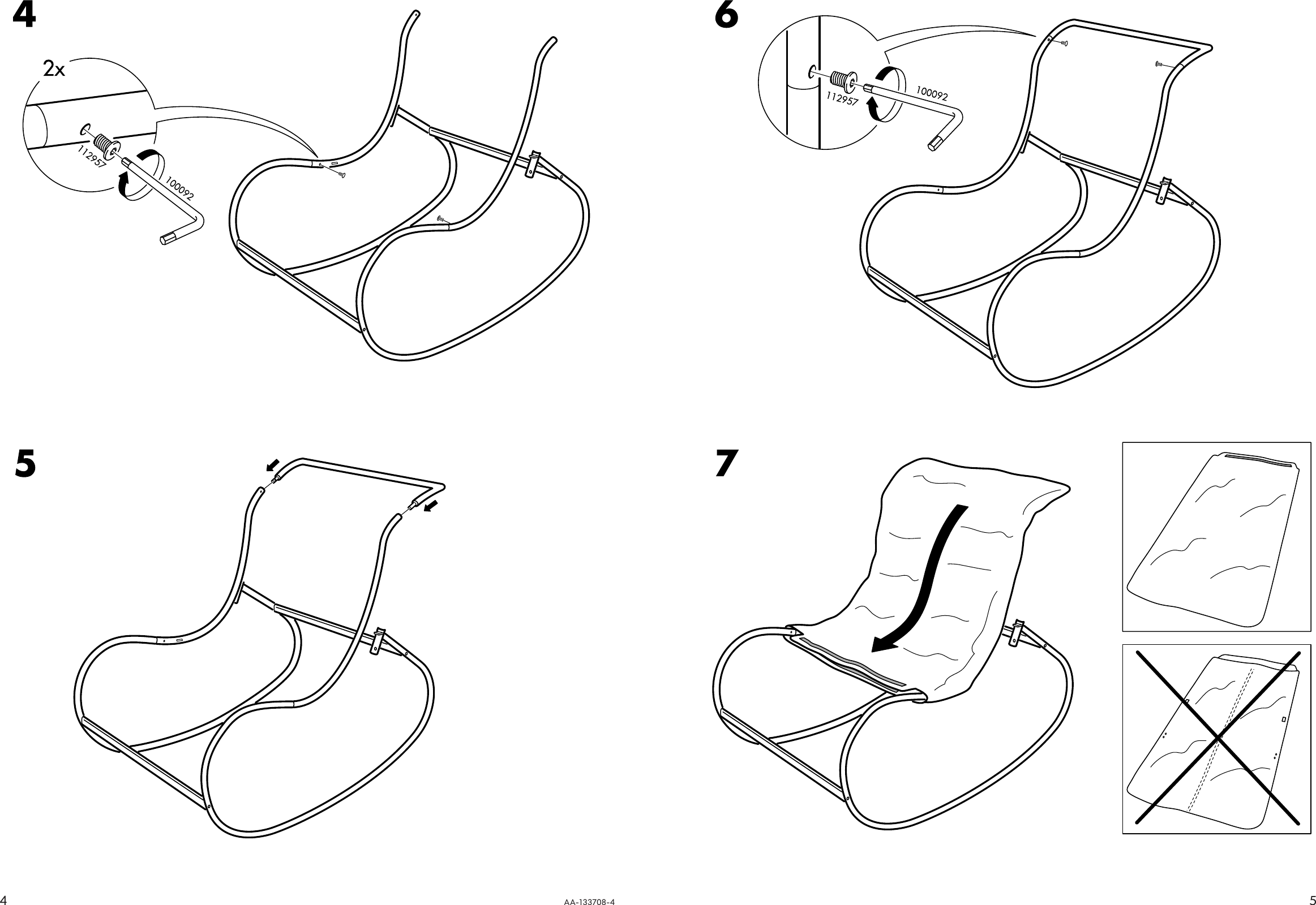 Page 4 of 4 - Ikea Ikea-Emmabo-Rocking-Chair-Assembly-Instruction-2  Ikea-emmabo-rocking-chair-assembly-instruction