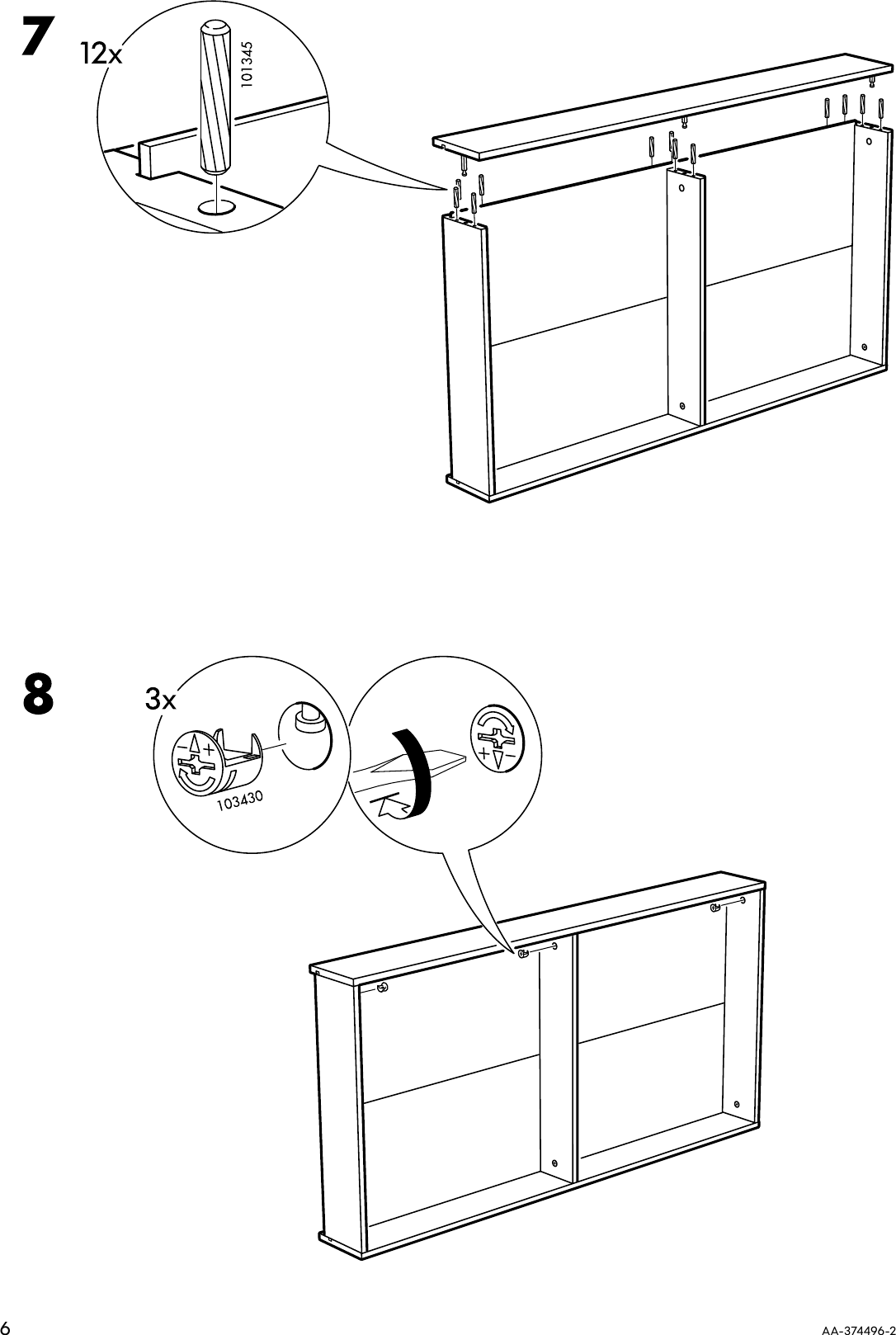 Page 6 of 8 - Ikea Ikea-Engan-Bed-Storage-Box-Assembly-Instruction