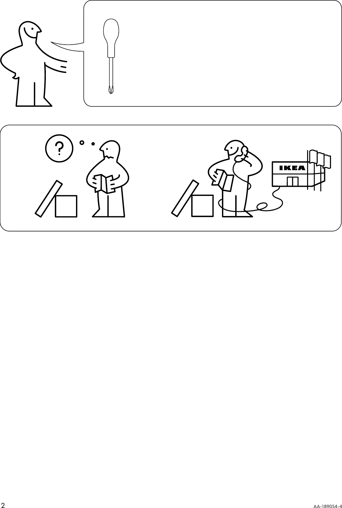 Page 2 of 12 - Ikea Ikea-Erik-Drawer-Unit-3Drawers-16X23-Assembly-Instruction