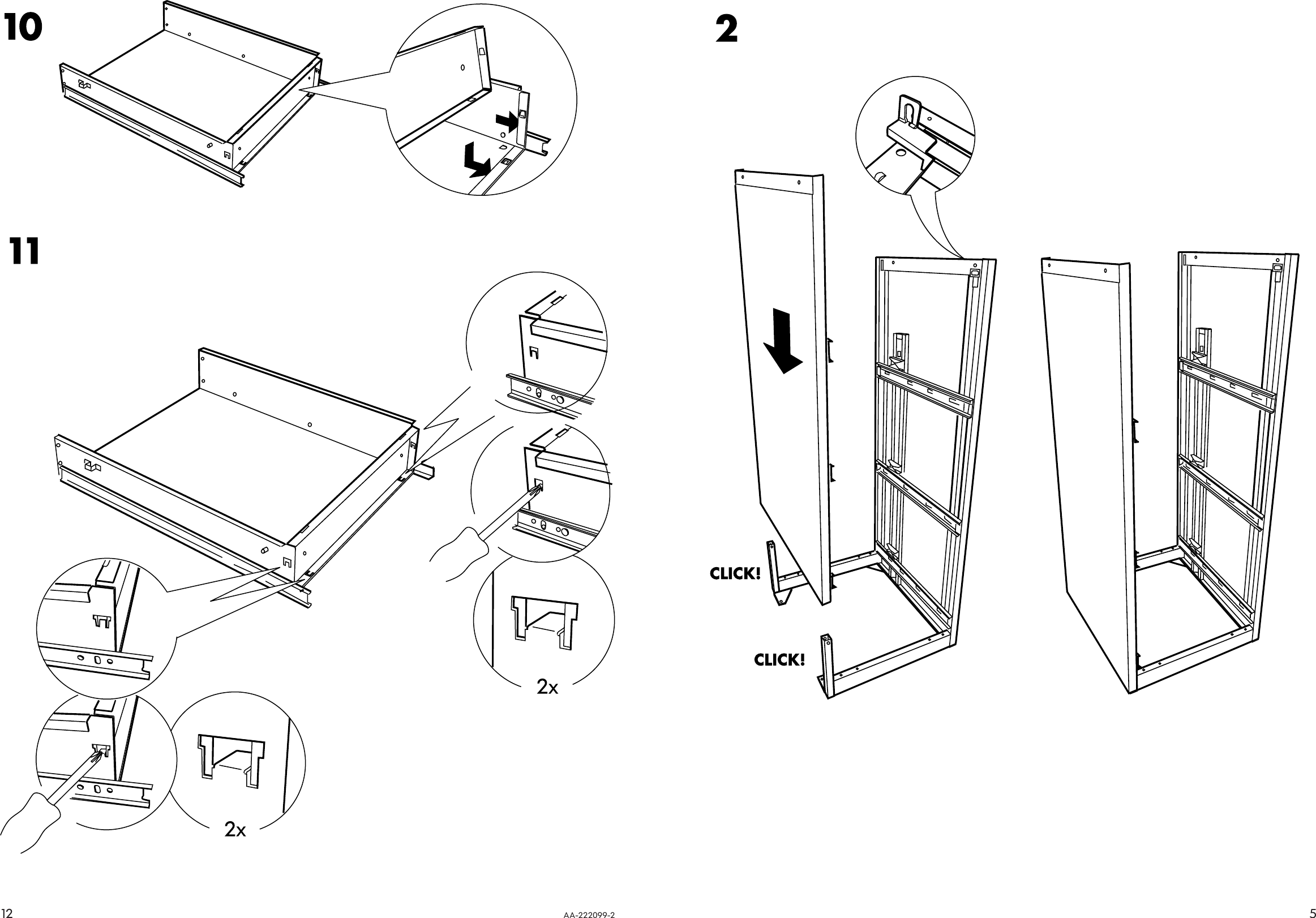 Page 5 of 8 - Ikea Ikea-Erik-File-Cabinet-16-1-8X41-Assembly-Instruction