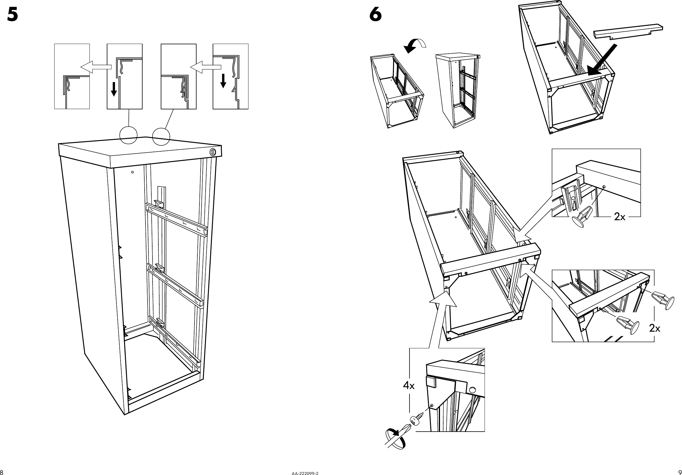 Page 8 of 8 - Ikea Ikea-Erik-File-Cabinet-16-1-8X41-Assembly-Instruction
