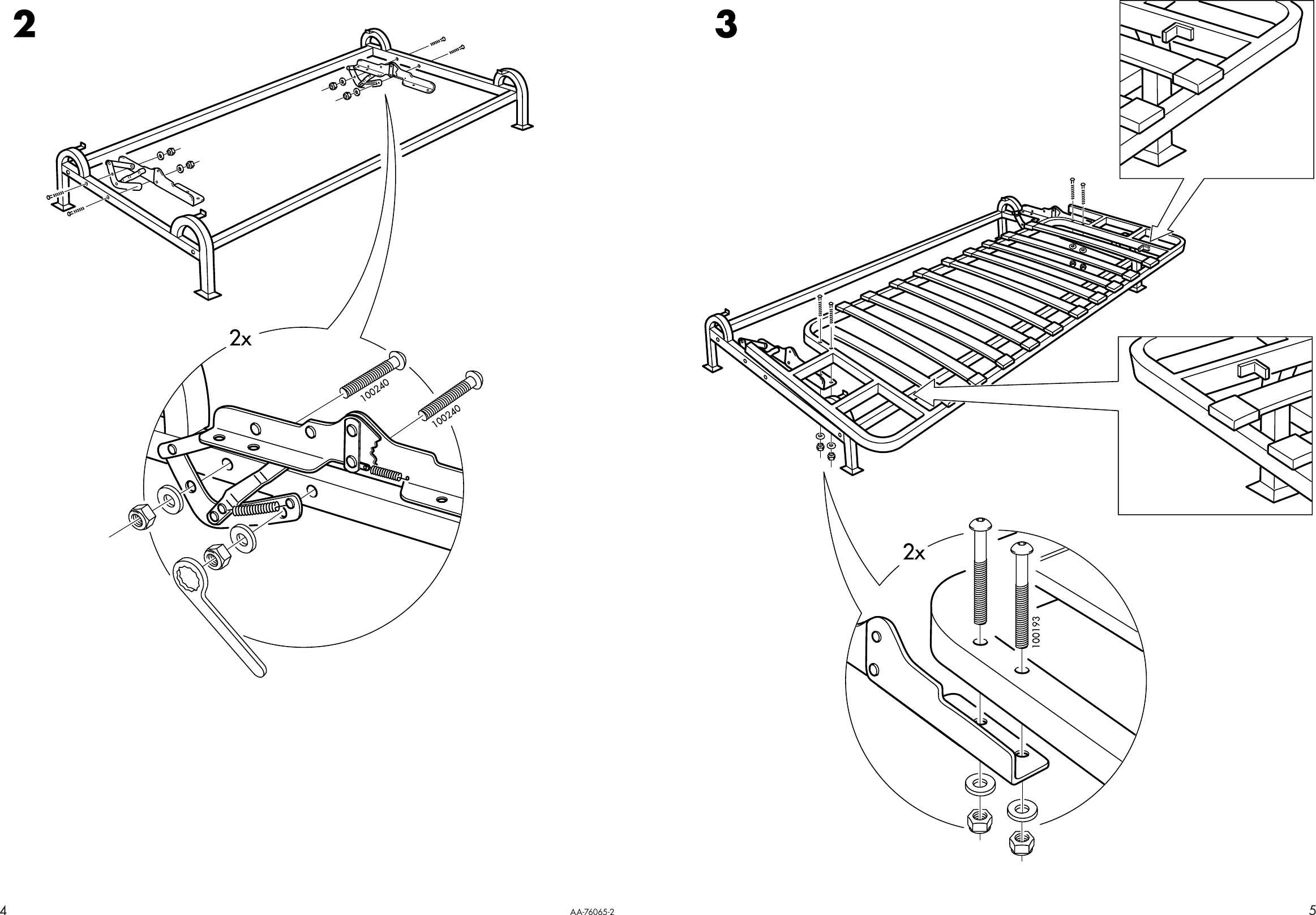 Page 4 of 4 - Ikea Ikea-Exarby-Sofa-Bed-Frame-Assembly-Instruction-3  Ikea-exarby-sofa-bed-frame-assembly-instruction