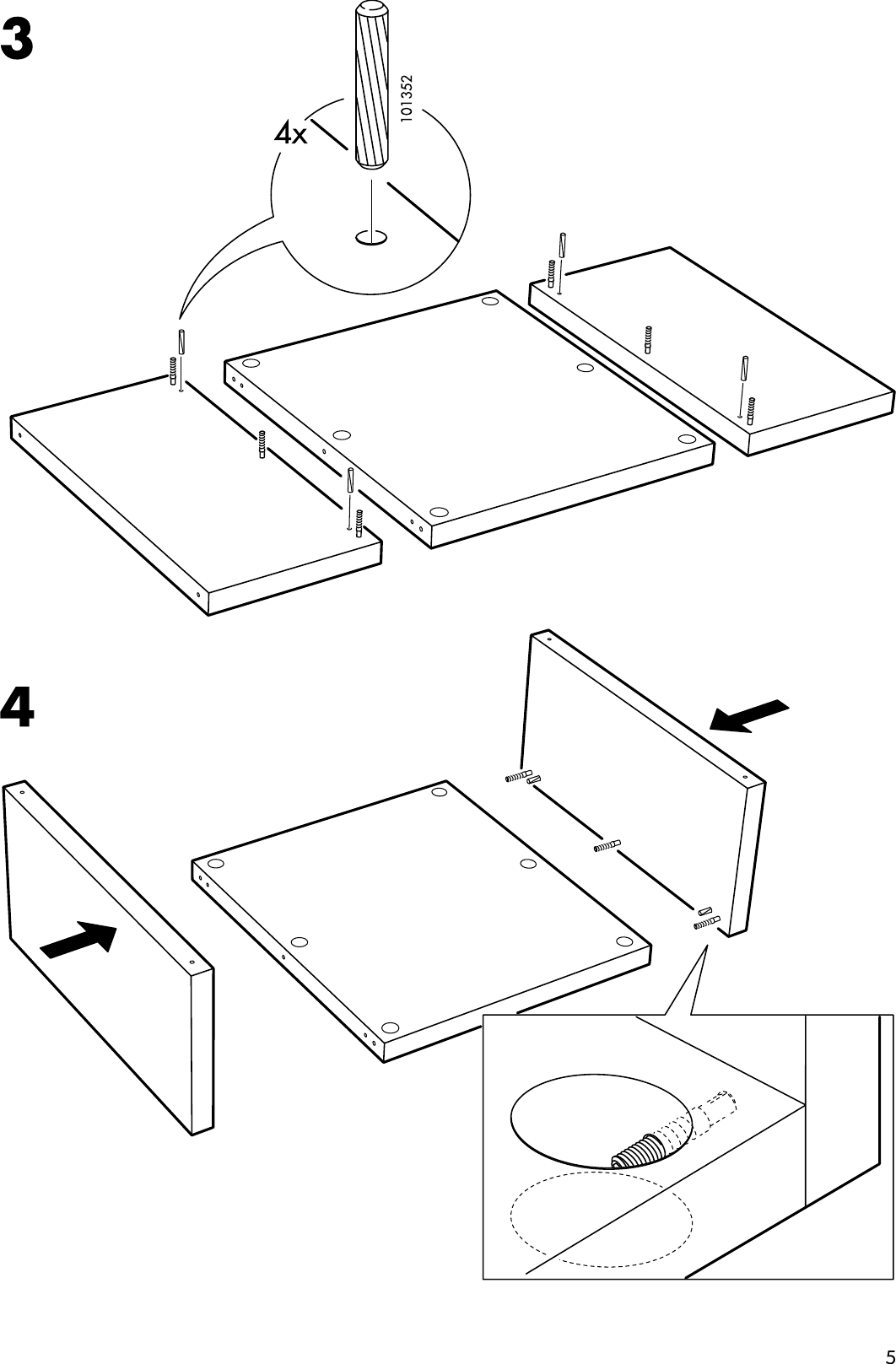 Page 5 of 8 - Ikea Ikea-Expedit-Coffee-Table-Square-Assembly-Instruction