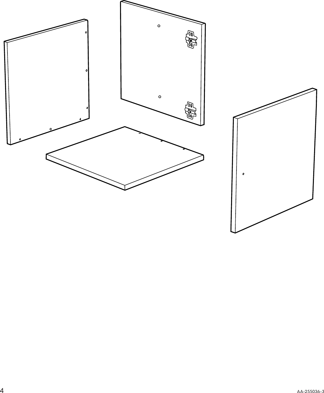 Page 4 of 12 - Ikea Ikea-Expedit-Insert-Door-13X13-Assembly-Instruction