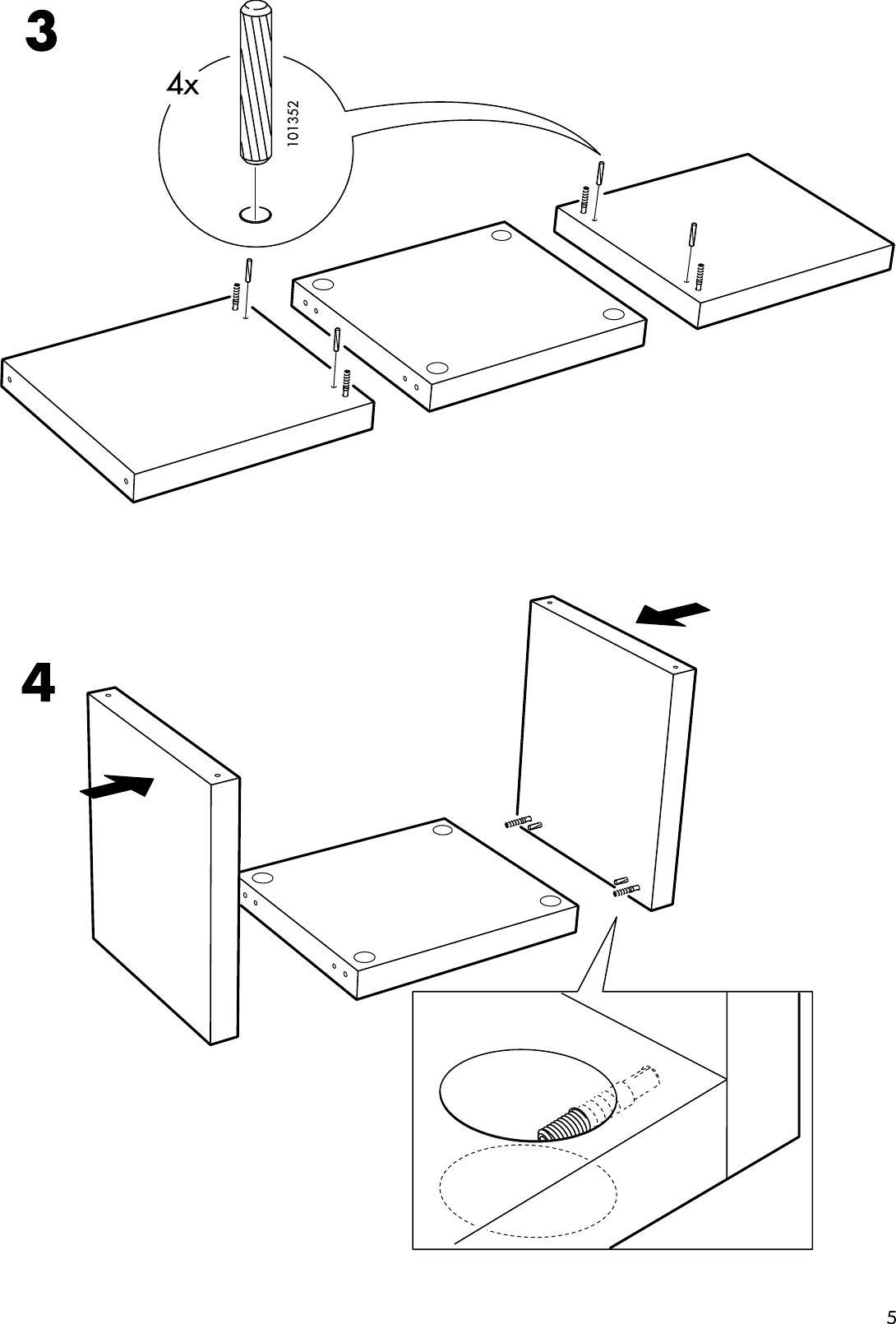 Page 5 of 8 - Ikea Ikea-Expedit-Side-Table-Assembly-Instruction