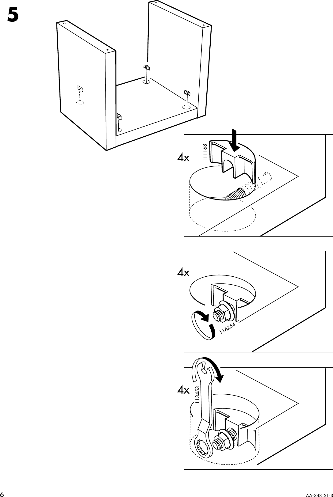 Page 6 of 8 - Ikea Ikea-Expedit-Side-Table-Assembly-Instruction