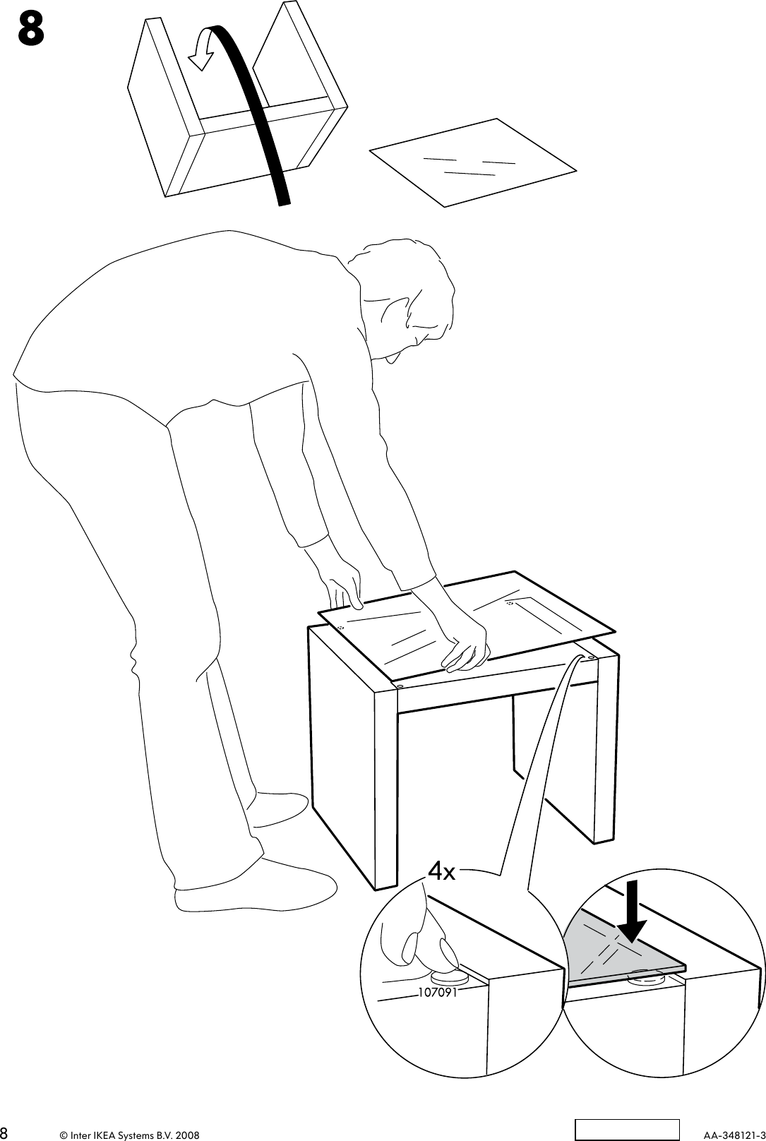 Page 8 of 8 - Ikea Ikea-Expedit-Side-Table-Assembly-Instruction