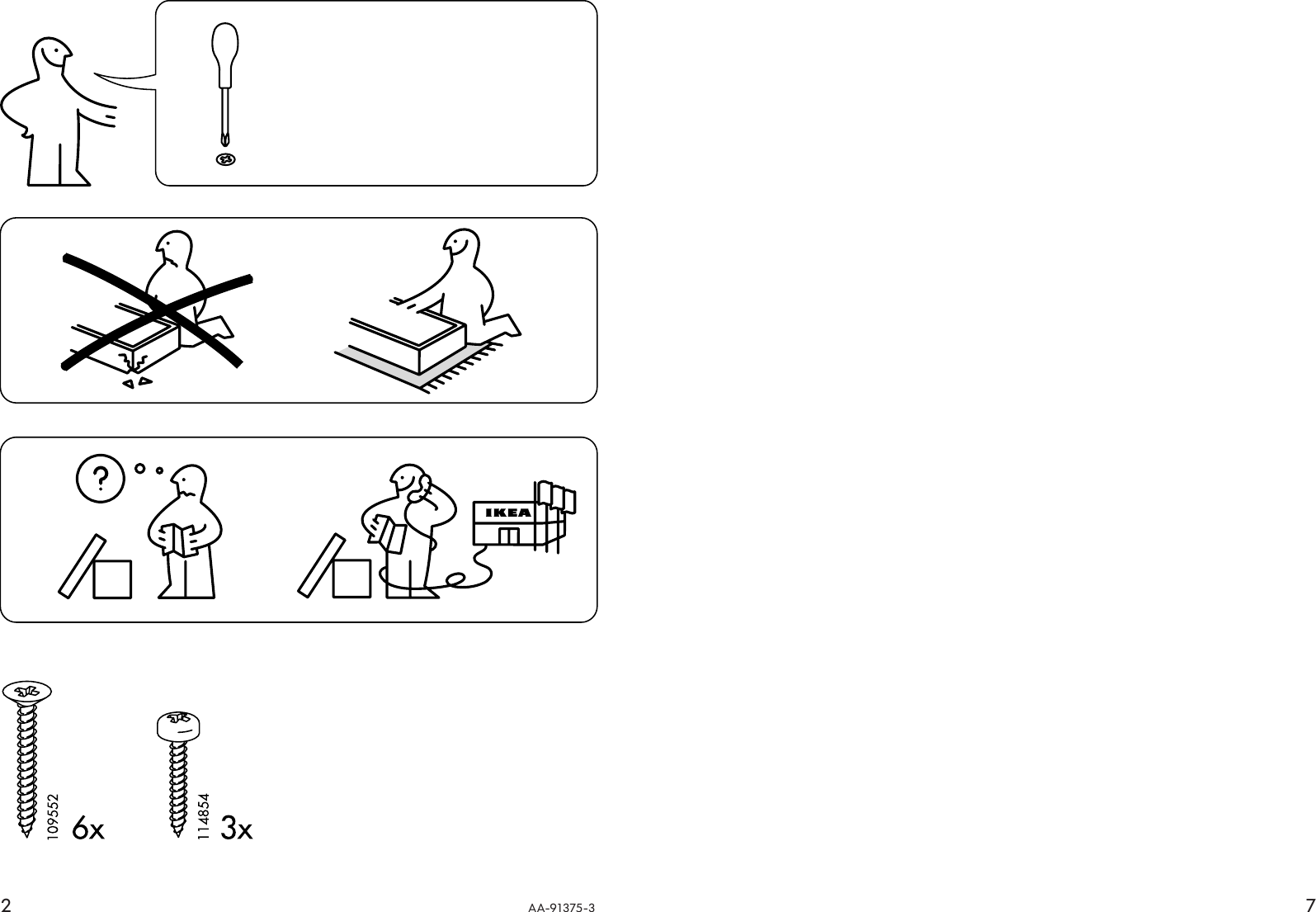 Page 2 of 4 - Ikea Ikea-Fornbro-Pedestal-Table-18-Assembly-Instruction-2  Ikea-fornbro-pedestal-table-18-assembly-instruction