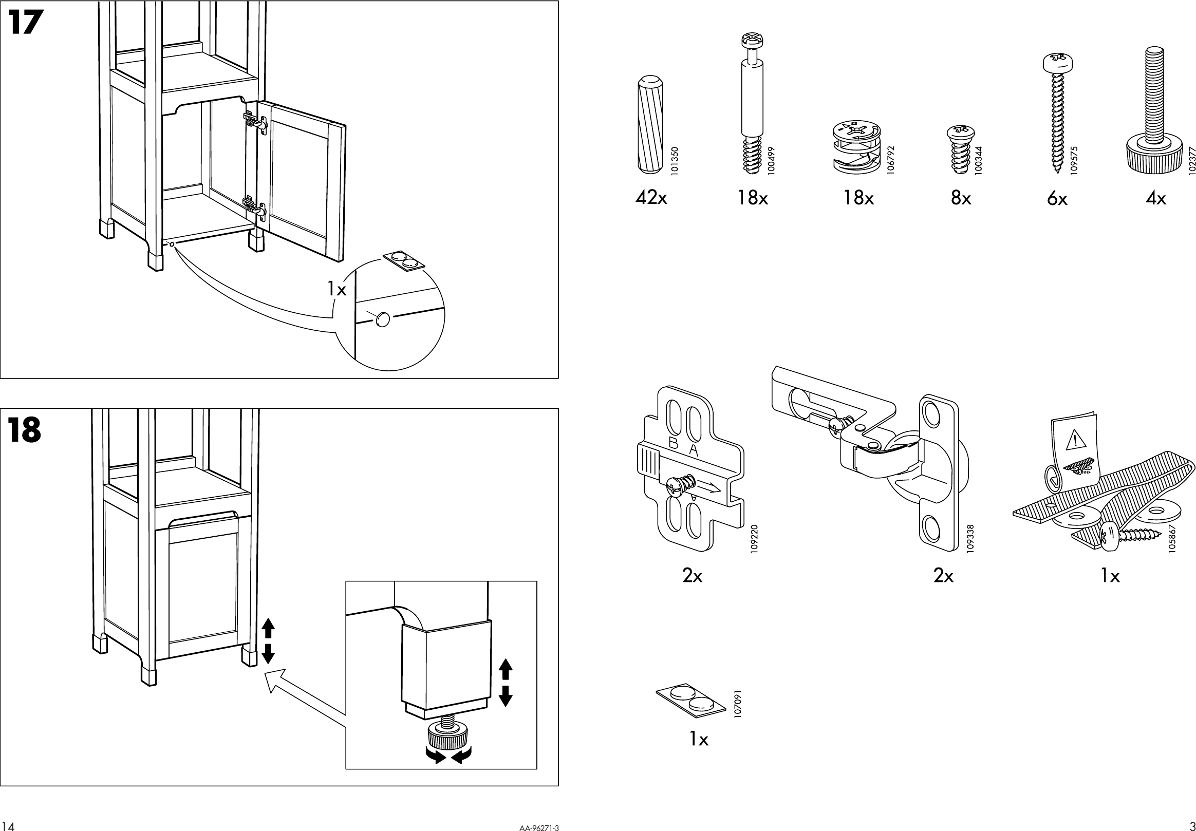 Page 3 of 8 - Ikea Ikea-Freden-Shelving-Unit-Assembly-Instruction