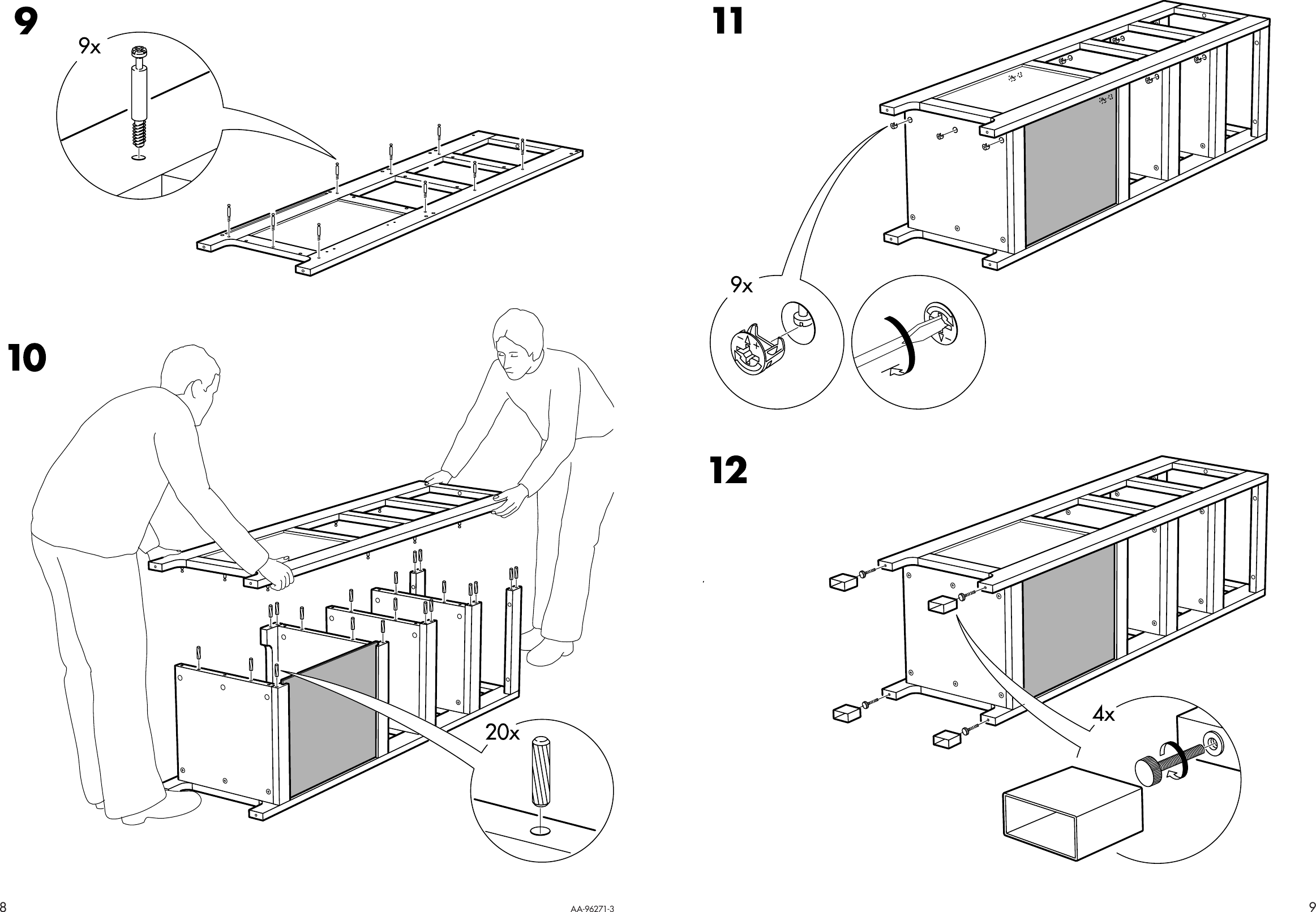 Page 8 of 8 - Ikea Ikea-Freden-Shelving-Unit-Assembly-Instruction