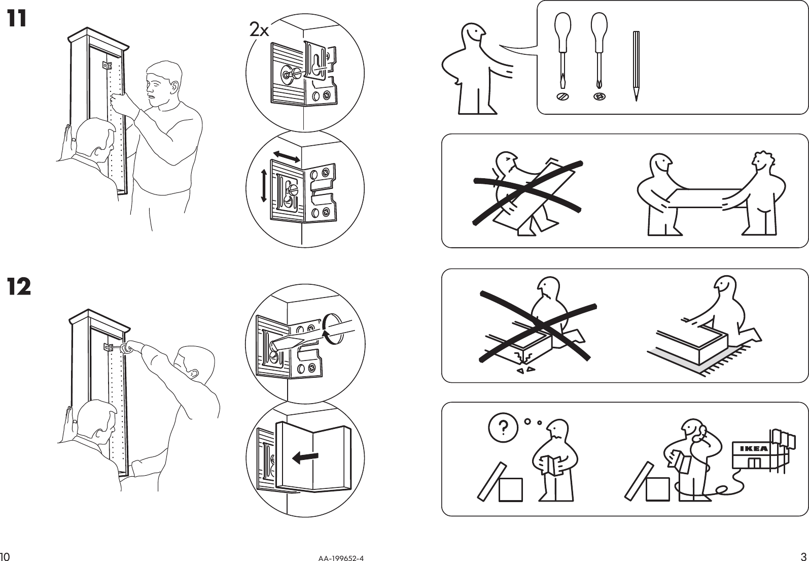 Page 3 of 6 - Ikea Ikea-Freden-Wall-Shelf-Assembly-Instruction
