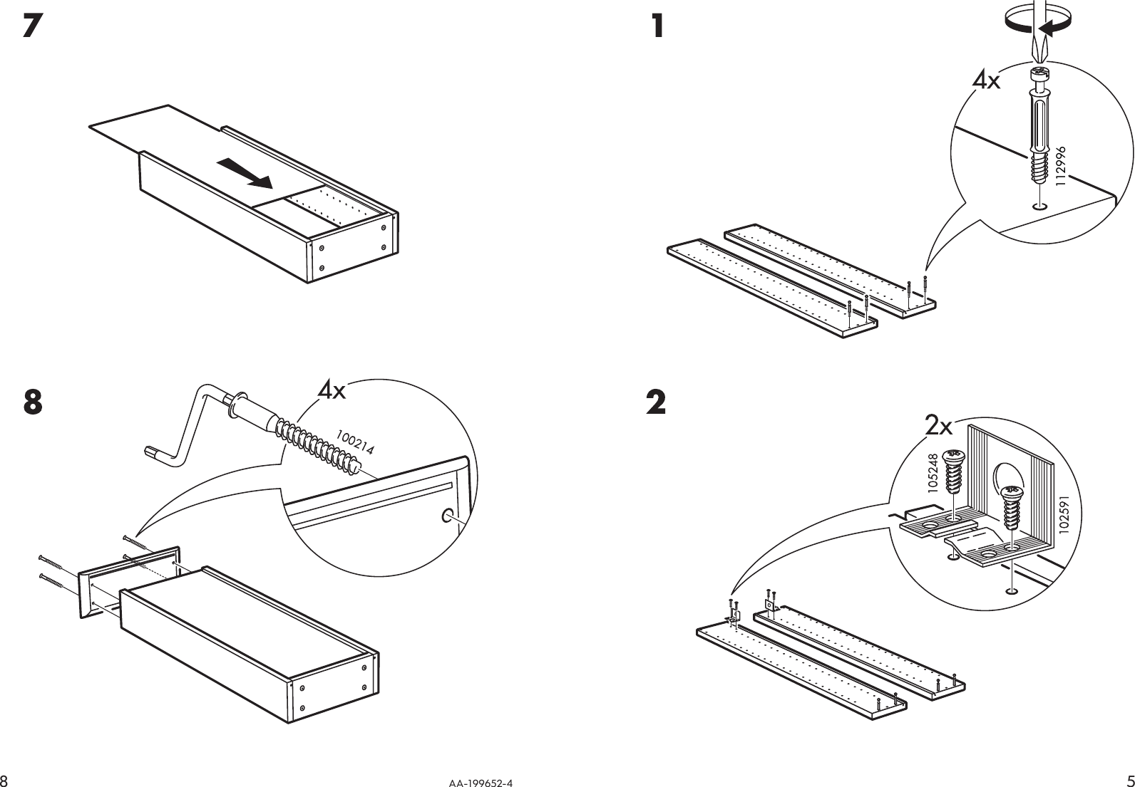 Page 5 of 6 - Ikea Ikea-Freden-Wall-Shelf-Assembly-Instruction