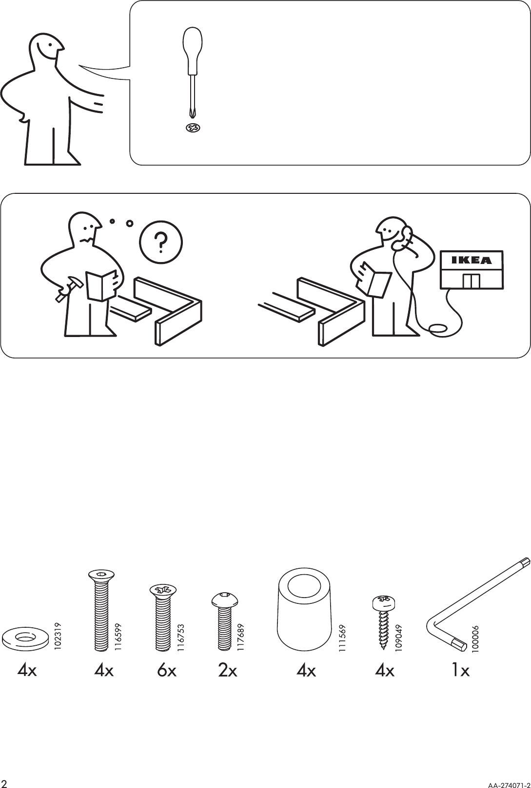 Page 2 of 4 - Ikea Ikea-Gilbert-Chair-Assembly-Instruction