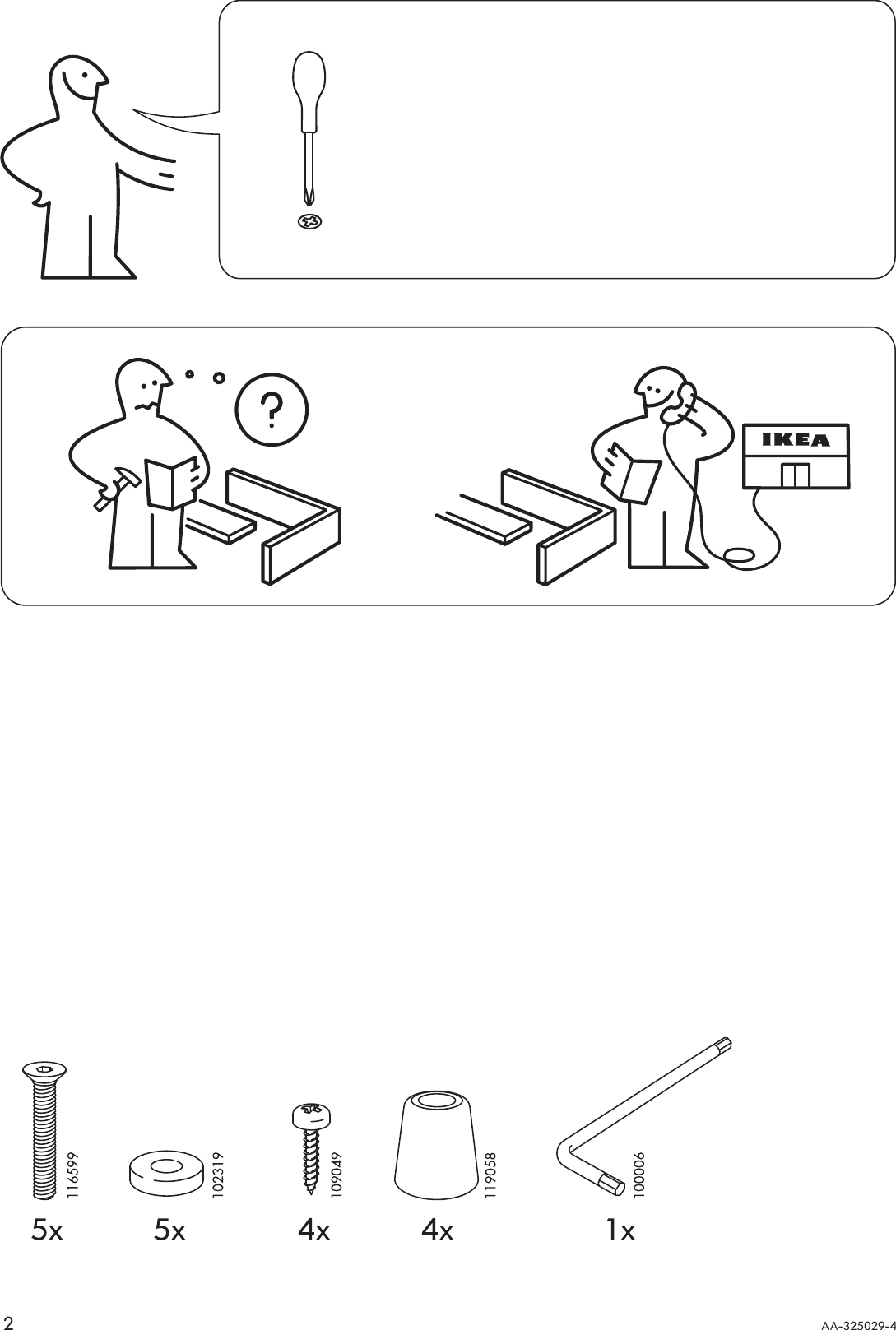 Page 2 of 4 - Ikea Ikea-Gilbert-Stool-Assembly-Instruction