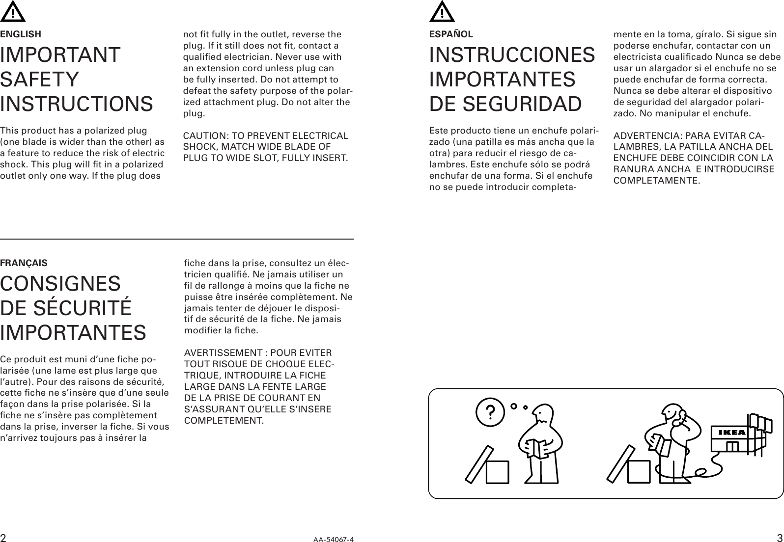 Page 2 of 2 - Ikea Ikea-Grana-Table-Lamp-Assembly-Instruction