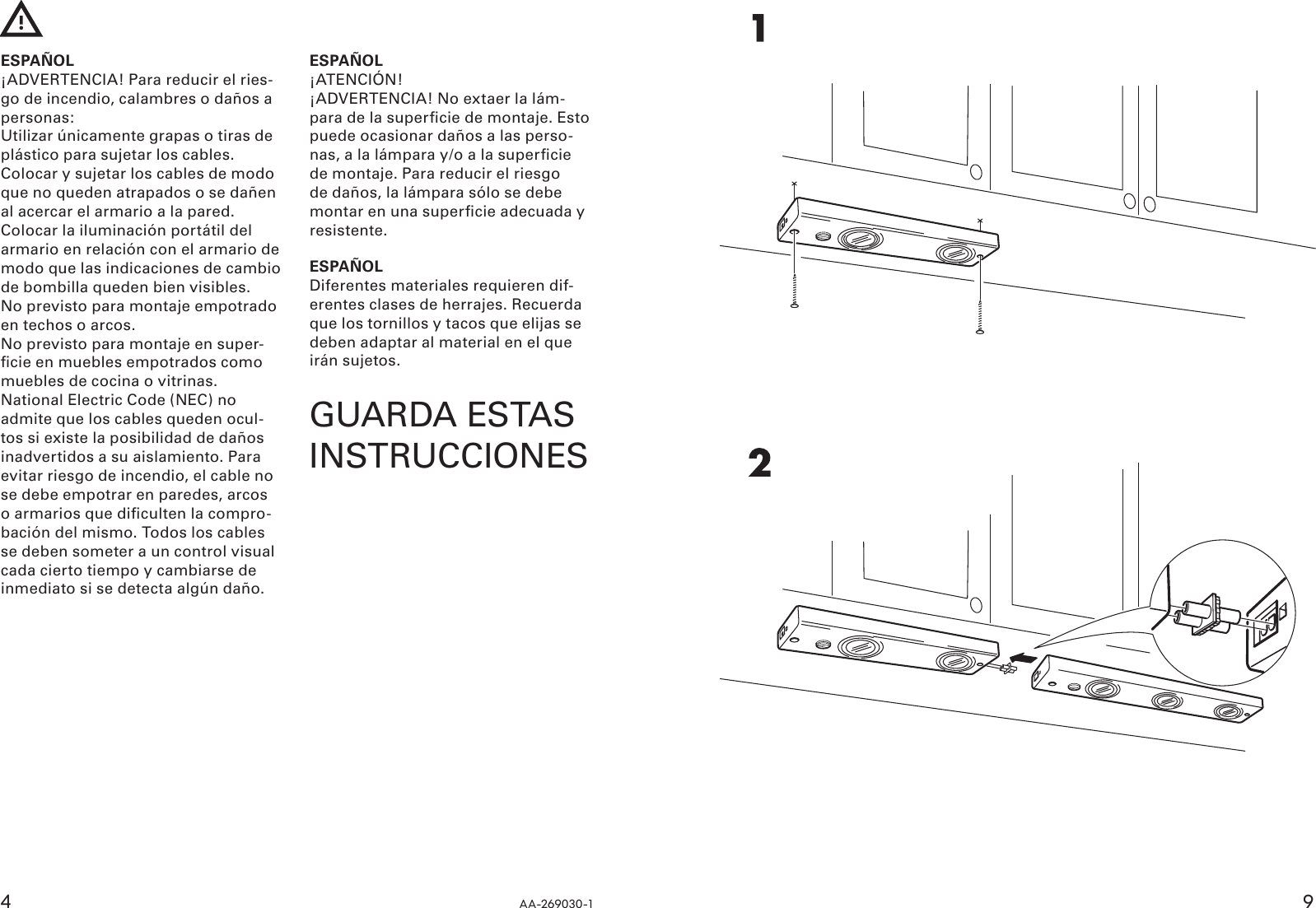 Page 4 of 6 - Ikea Ikea-Grundtal-Countertop-Light-Halogen-3X10W-Assembly-Instruction