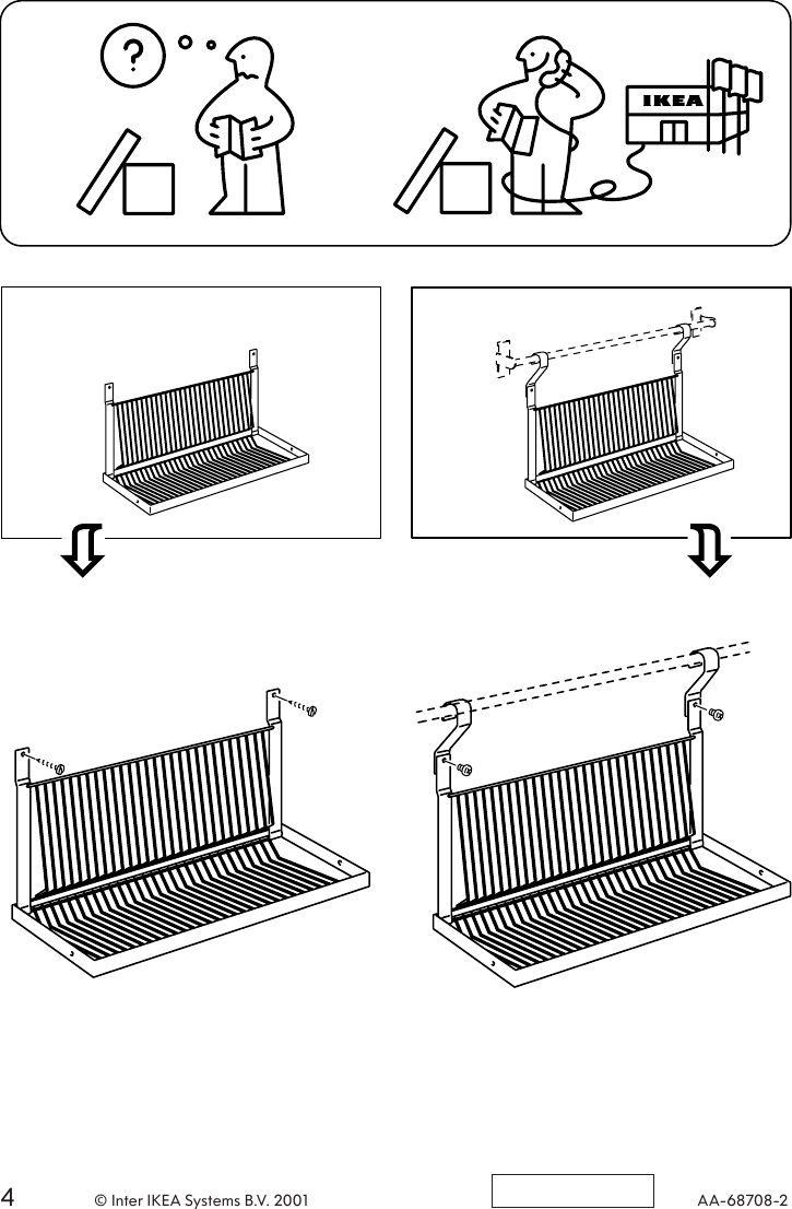 Ikea Grundtal Dish Drain Assembly Instruction