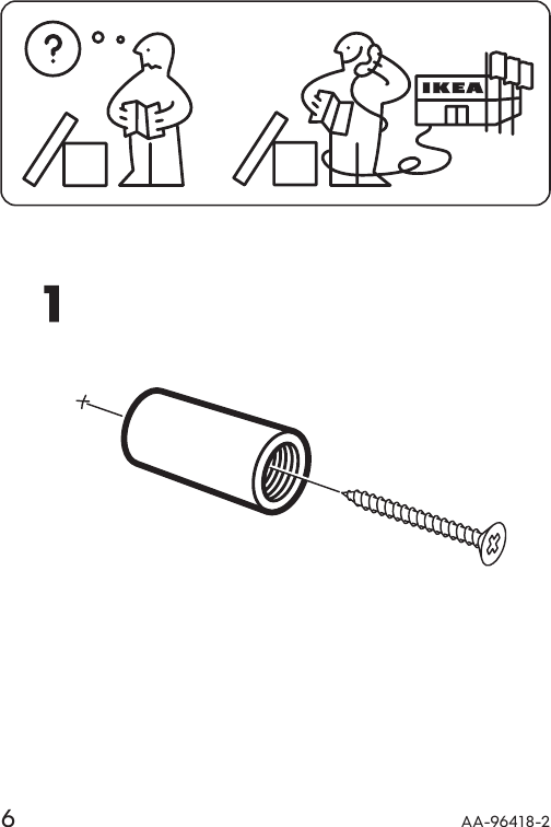 Page 6 of 8 - Ikea Ikea-Grundtal-Hanger-2Pk-Assembly-Instruction