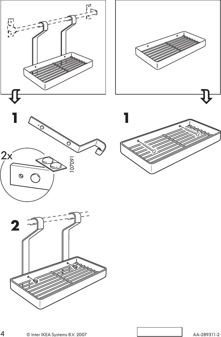Page 4 of 4 - Ikea Ikea-Grundtal-Wall-Shelf-Assembly-Instruction