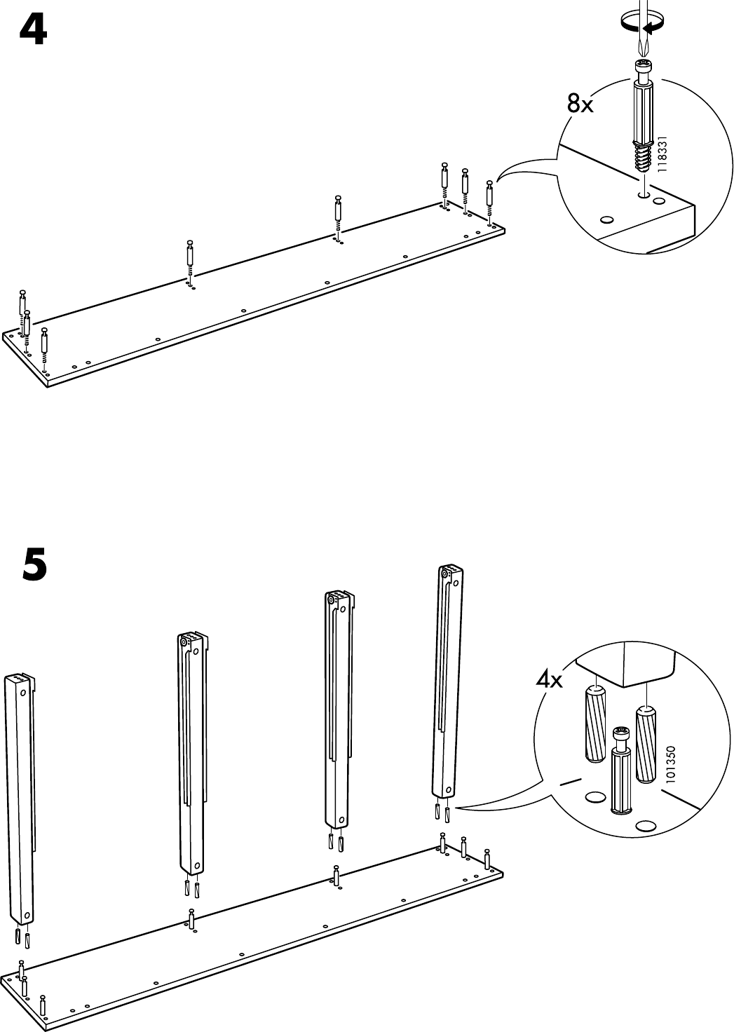 Ikea Hemnes Day Bed W 3 Drawers Assembly Instruction   Asset 5 