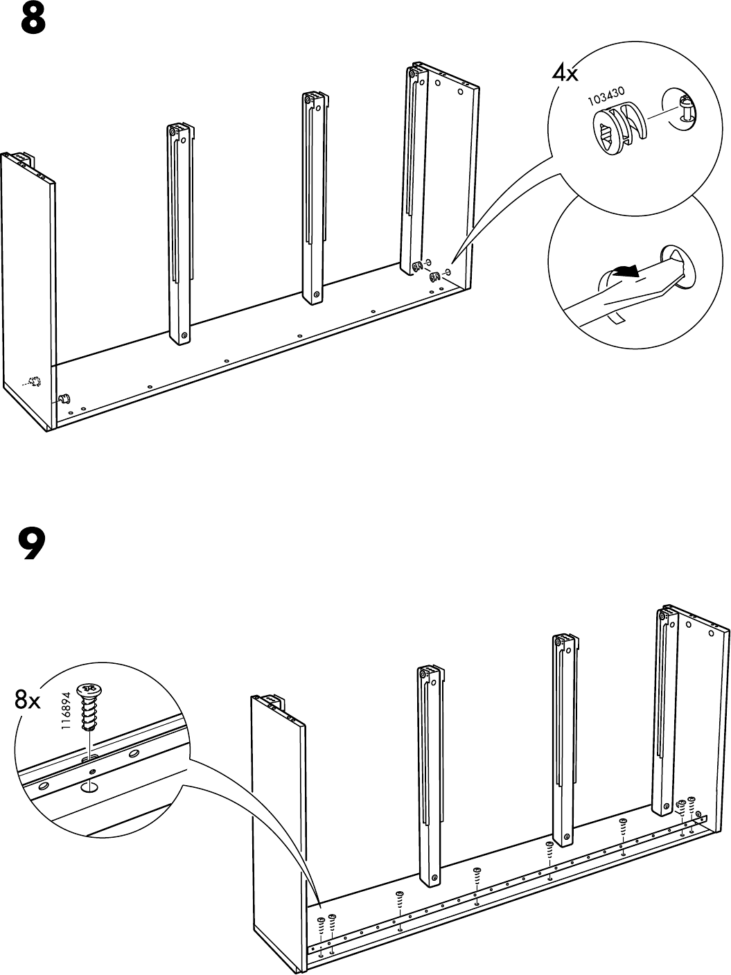 Ikea Hemnes Day Bed W 3 Drawers Assembly Instruction