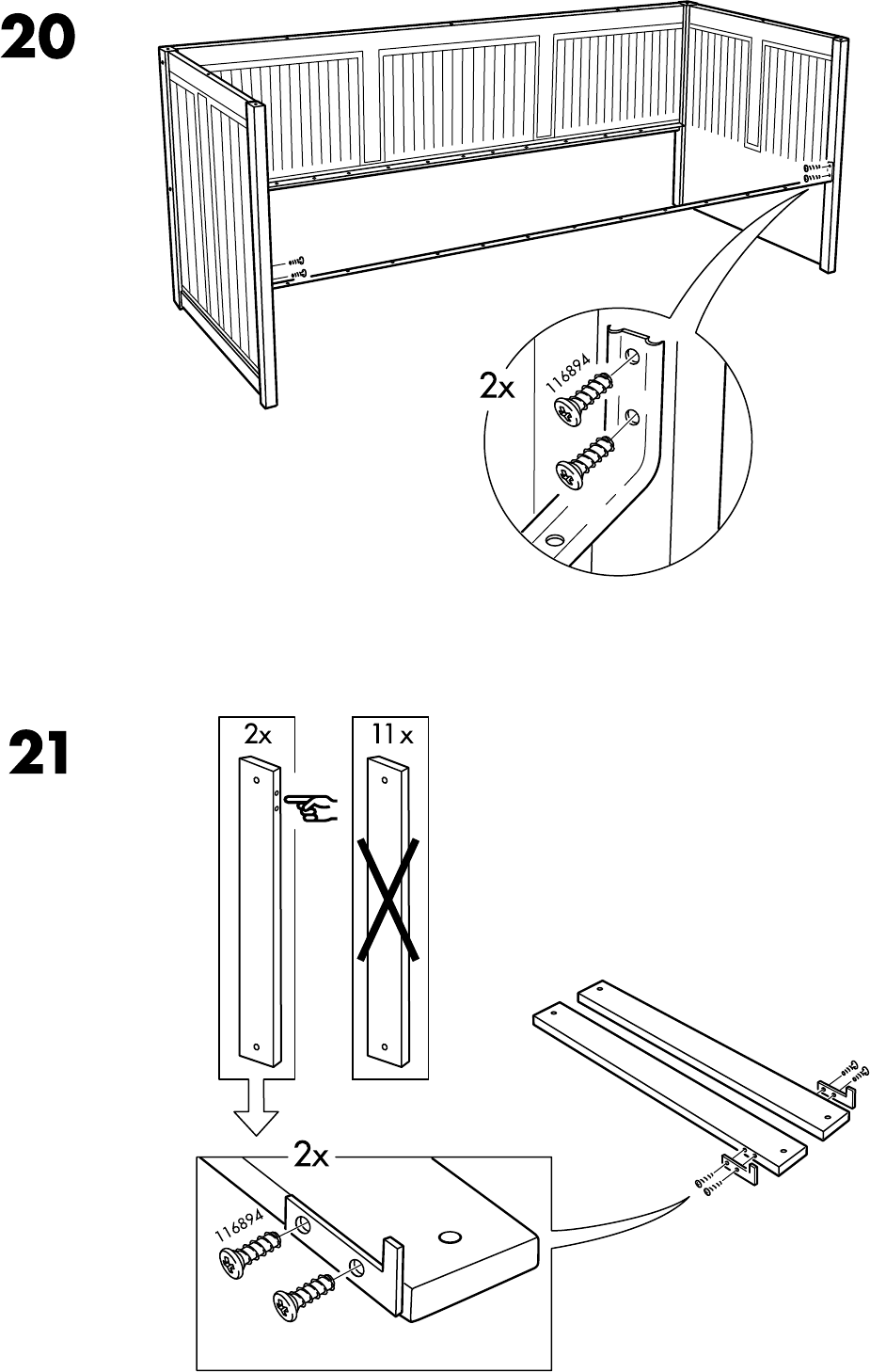 Ikea Hemnes Day Bed W 3 Drawers Assembly Instruction   Asset D 