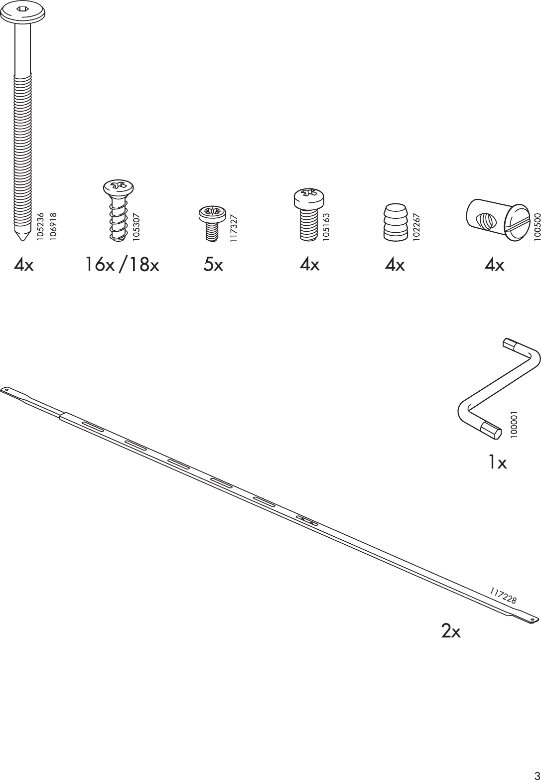 Ikea Hemnes Head Footboard Twin Assembly Instruction