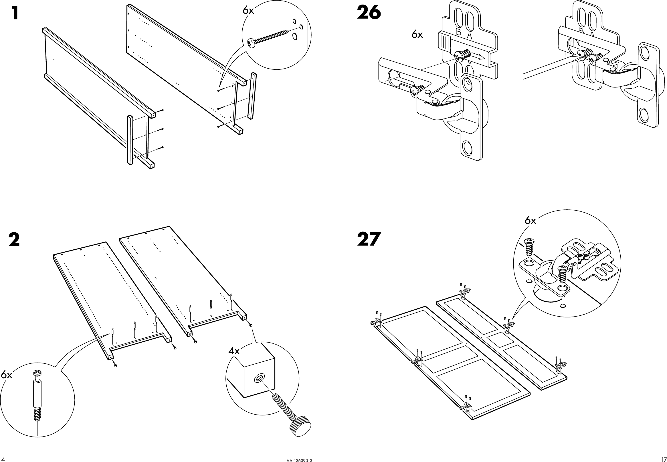 Page 4 of 10 - Ikea Ikea-Hemnes-Wardrobe-Assembly-Instruction