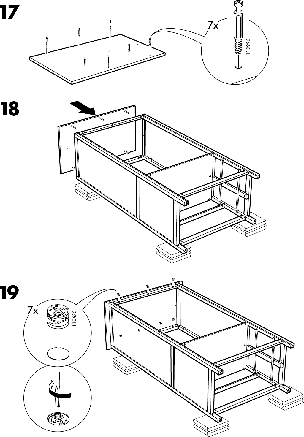 Ikea Hemnes Wardrobe W 2 Drawers Assembly Instruction