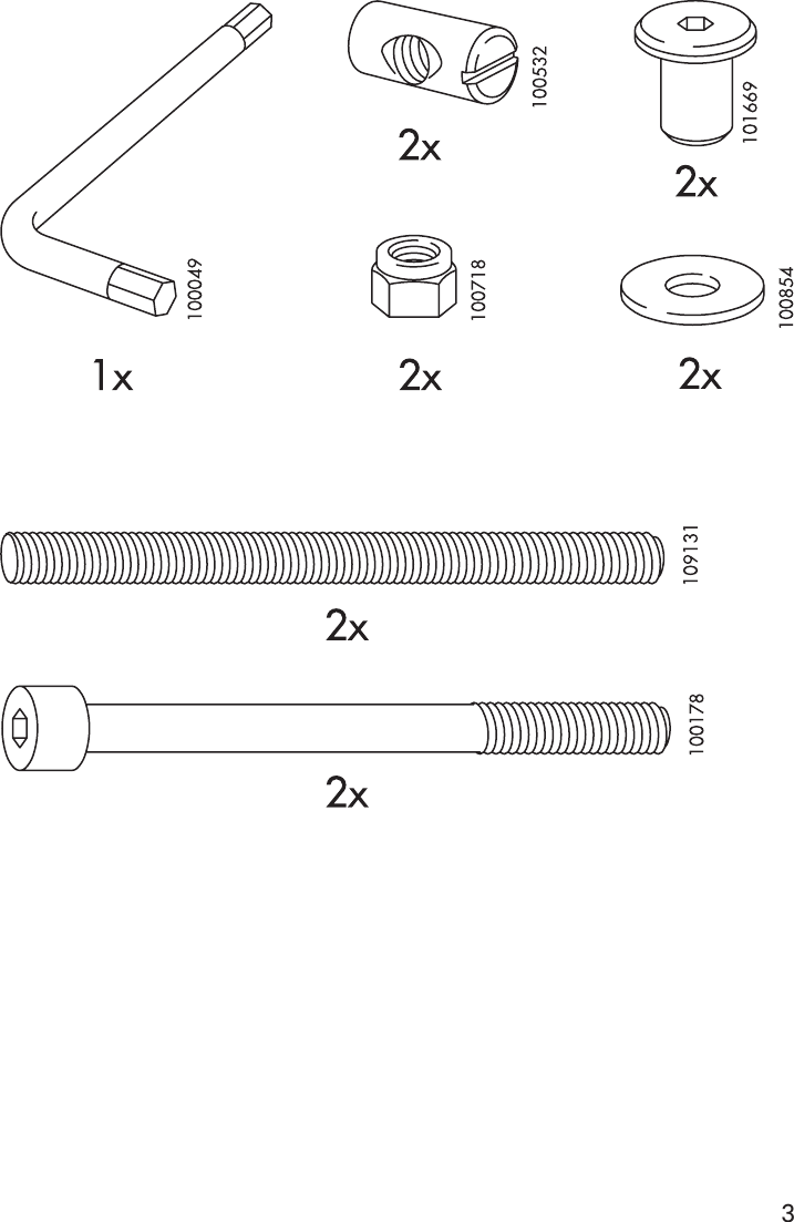 Page 3 of 8 - Ikea Ikea-Henrik-Chair-Frame-Assembly-Instruction